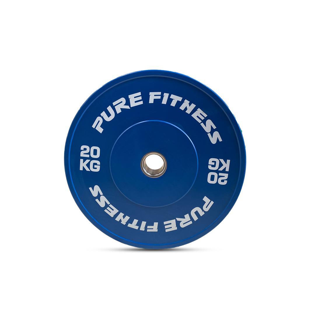  20kg Colored Virgin Bumper Plates (Pair)