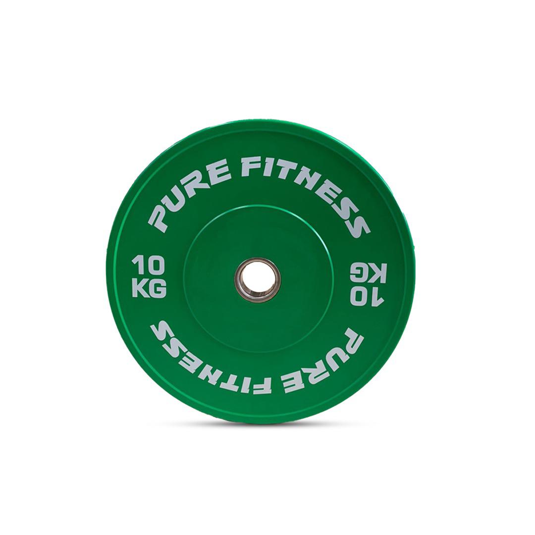  10kg Colored Virgin Bumper Plates (Pair)